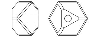 Swarovski Diagonal Cube Beads # 5600