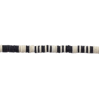 Heishi Beads 3mm Black/White (35