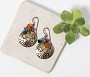 TierraCast Flora Pendant 22mm Pewter Brass Oxide (1-Pc)