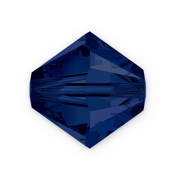Swarovski 5328 6mm Dark Indigo Bicone Bead (10-Pcs)