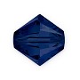 Swarovski 5328 6mm Dark Indigo Bicone Bead (10-Pcs)
