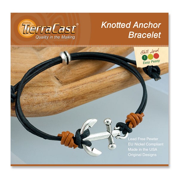 TierraCast Knotted Anchor Bracelet Quick Kit