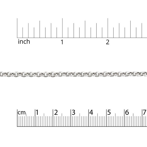 Triangle Rolo Chain 3mm Antique Silver Plated (Priced per Foot)