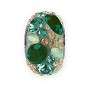 Swarovski 81304 Pavé Medley Bead 14mm Emerald (1-Pc)