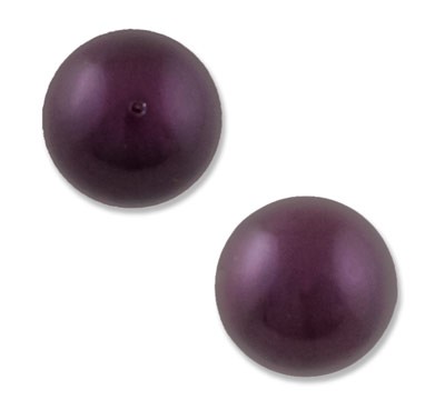 Swarovski 5810 8mm Blackberry Round Crystal Pearl (10-Pcs)