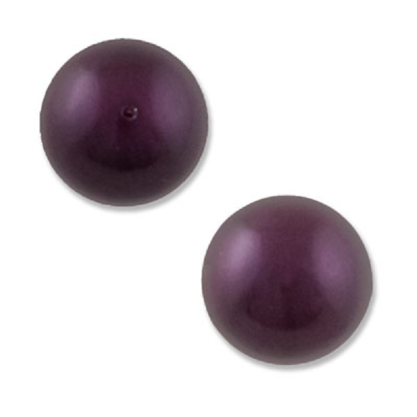 Swarovski 5810 8mm Blackberry Round Crystal Pearl (10-Pcs)