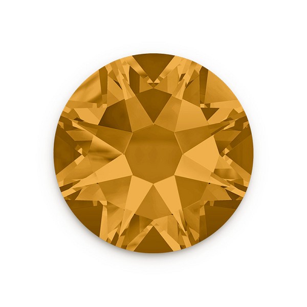 Swarovski 2088 3mm (SS12) Topaz Flat Back (10-Pcs)