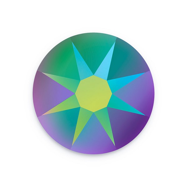 Swarovski 2088 7mm (SS34) Crystal Scarabaeus Green Flat Back (5-Pcs)