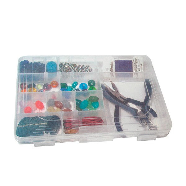 11 Inch 20 Compartment Clear Storage Box