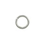Open Round Jump Ring 7.5mm Silver Color (50-Pcs)