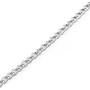 5mm Curb Link 7-1/4" Silver Plated Charm Bracelet (1-Pc)
