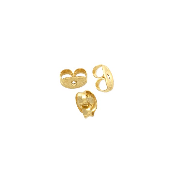 Earring Backs 4x2.5mm Gold Filled (Pair)