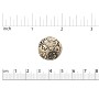 TierraCast Flora Pendant 22mm Pewter Brass Oxide (1-Pc)