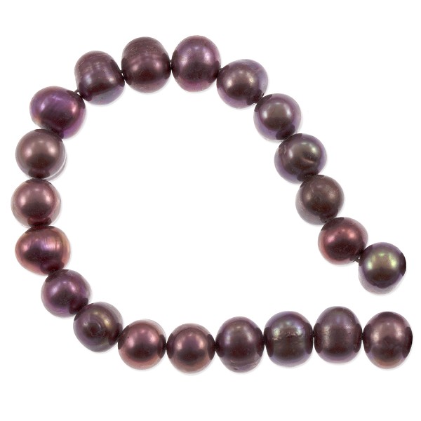 Freshwater Potato Pearl Plum 7-8mm (16" Strand)