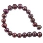 Freshwater Potato Pearl Plum 7-8mm (16" Strand)