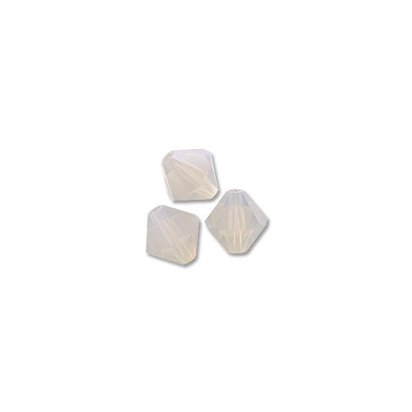 Swarovski 5301 3mm Light Grey Opal Bicone Bead (10-Pcs)