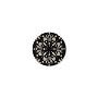 Lillypilly Aluminum Blank Round 1" Flower Burst Black 22ga