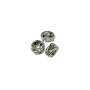 Swarovski Rondelle Bead 6mm Crystal Rhodium Plated (1-Pc)