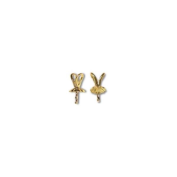 Pearl Drop with V Bail 14k Yellow Gold (1-Pc)