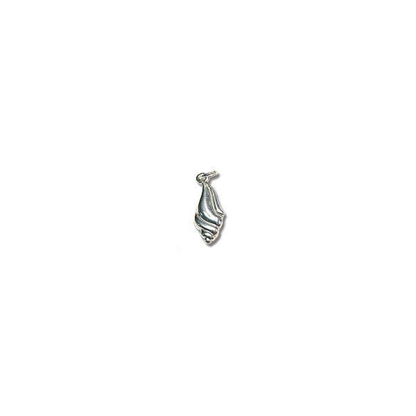 Sterling Silver Volute Shell Charm (1-Pc)