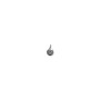 "Peace" Charm - 8mm Sterling Silver (1-Pc)