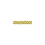 Triangle Rolo Link Chain 3.5mm Gold Plated (Priced per Foot)