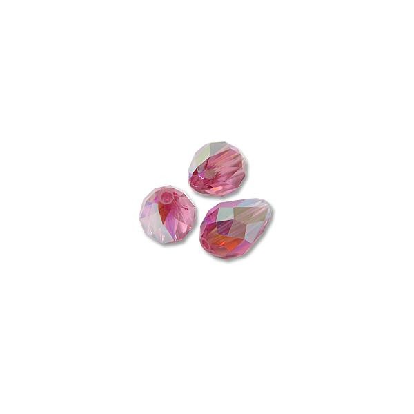 Swarovski Tear Drop Beads 5500 9x6mm Rose AB (1-Pc)