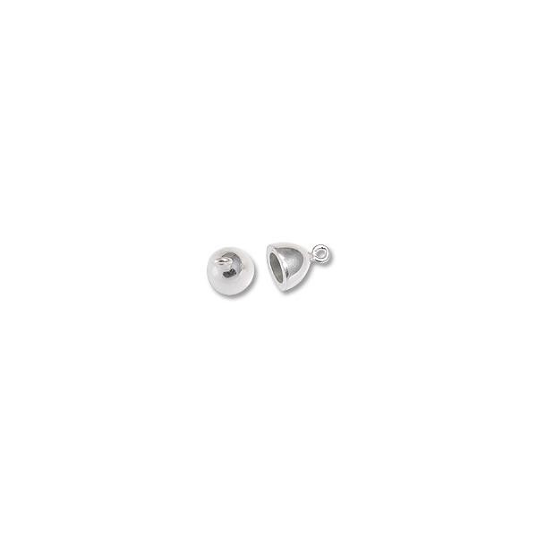Magnetic Clasp Oval 10x6mm Sterling Silver (1-Pc)