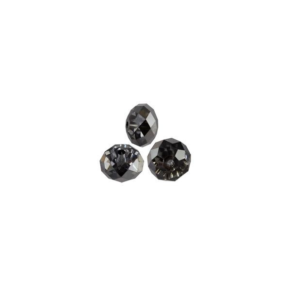 Swarovski Briolette Bead 5040 12x7.5mm Crystal Silver Night (1-Pc)