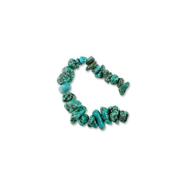 Dyed Magnesite Turquoise Nugget Beads 12-16mm (16" Strand)